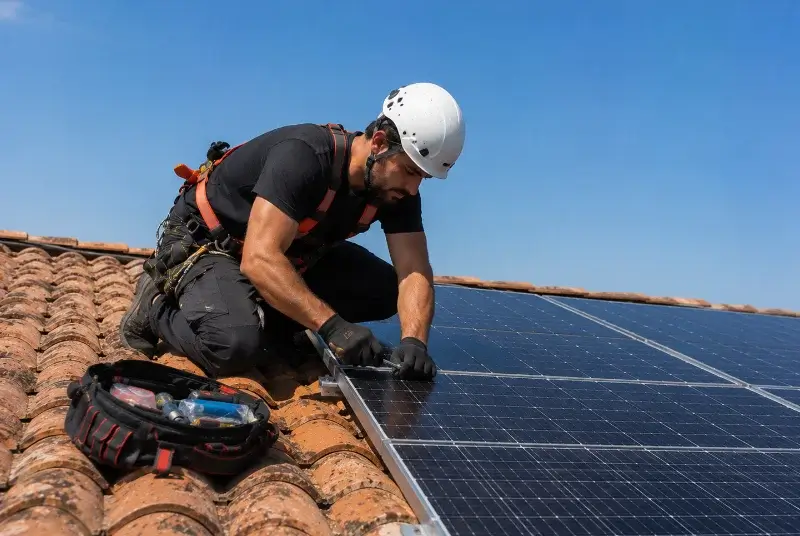 Maintenance et monitoring de panneaux solaires au Poiré-sur-Vie